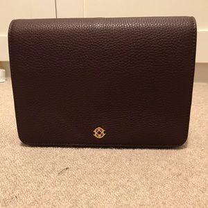 Dagne Dover The Andra Crossbody in Oxblood
